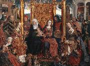 unknow artist The Holy Kinship Altarpiece Spain oil painting reproduction